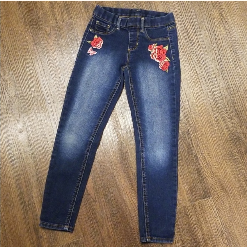 Wonder Nation dark washed denim jeggings